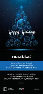 NEWSLETTER Natale blue stripe | Ma.ti.ka.